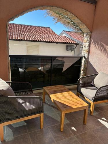 Balkons/terase, Studio Apartman Ivanic in Vir