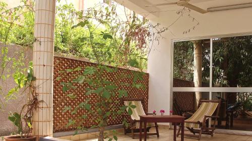 Balcony/terrace, B & B Le Nomade in Ouagadougou