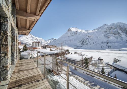 Erkély/terasz, Chalet Ancolie in Tignes Le Lac