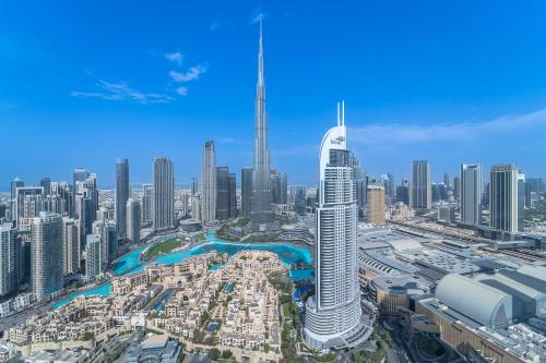 Luxury 3BR, MaidRoom Full Burj & Fountain Views