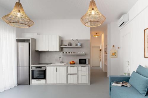 virtuve, Villa Solena, Brand-New with Pool, Agia Anna Naxos in Glinado Naxos