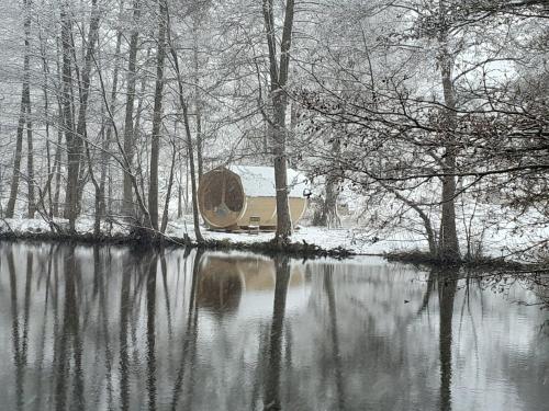 Szauna, Brösarp Källagården Vedboden (Brosarp Kallagarden Vedboden) in Brosarp