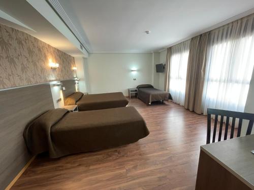 Habitación, familiar, confort