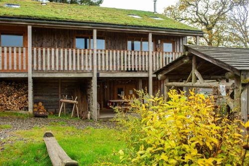 Viesnīcas āriene, Owls Roost Eco Lodge Apartment Lampeter in Lanfeira Klaidogau