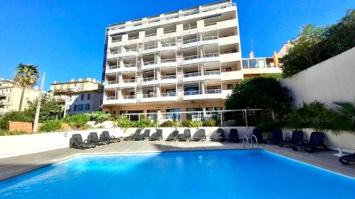 Zwembad, Le Clémenceau SCLS - Wifi, Clim, Piscine, Plage (Le Clemenceau SCLS - Wifi, Clim, Piscine, Plage) in Le Suquet Old Town