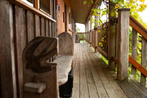 Balkons/terase, Robins Perch Eco Lodge Apartment Lampeter in Lanfeira Klaidogau