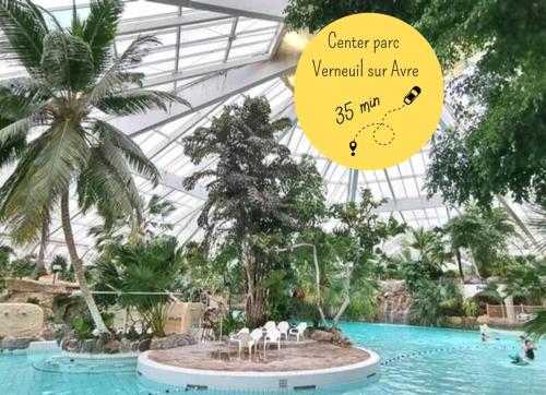 Chalet avec étang privatisé (Chalet avec etang privatise) in 穆蘭拉馬爾克