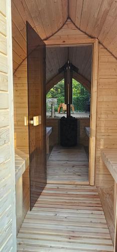 Sauna, Las Warmegas - Luksusowy Dom Rozrywki z Jacuzzi,Sauna,Padel in Kochanowka