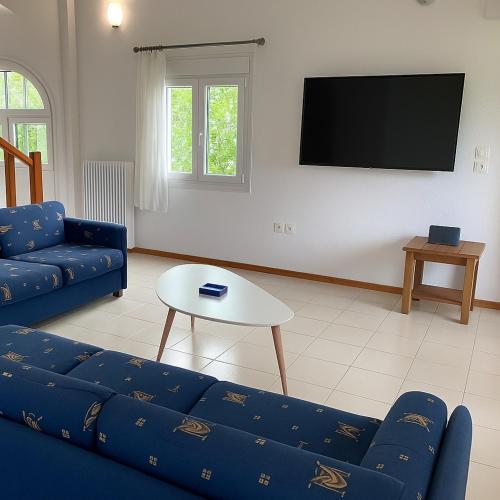 Entire villa with big garden and BBQ amenities gîte à louer Néa Goniá