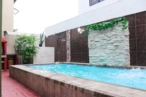 Casa 3 hab, piscina priv, parrilla bbq, parqueo, seguridad