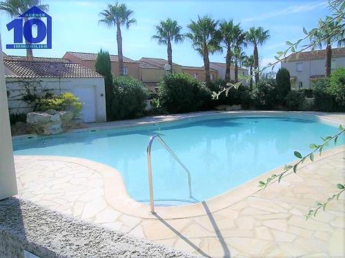 Pavillon 6 Pers avec Piscine et Parking, Proche Plage - FR-1-781-90
