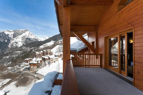 Balkon/terasa, Residence Club MMV L'Etoile des Cimes in Station Sainte-Foy