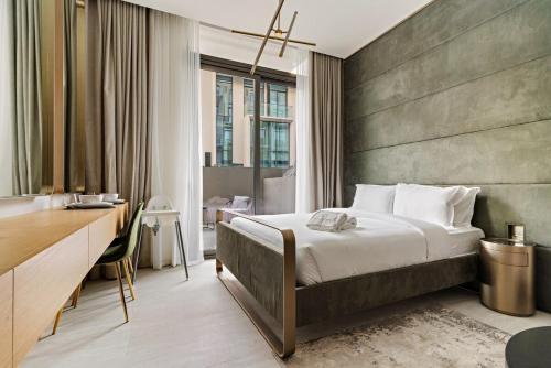 Modern Studio Near Burj Khalifa & Dubai Mall with Pool, Gym, Concierge & Parking, Dubaj (zdjęcie 2)