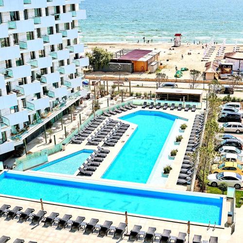 Aqua Vista Infinity Resort & Spa - Studio Lux - Piscină Infinity, Jacuzzi, Sauna, Gym - Privat - Accommodation - Mamaia Nord