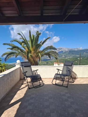 Balkons/terase, Panorama Villa in Koumeika