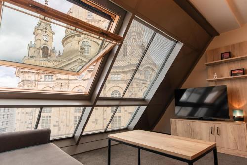 Familienapartment mit Panoramablick zur Frauenkirche, Dresden