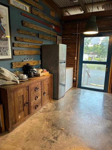 Kitchen, Rustic cabin in the heart of the fields of Pitahaya in La Parguera