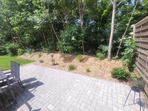 陽台/露台, Ferienwohnung Hasenwinkel in 蘭格爾斯海姆