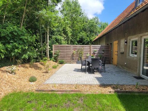 陽台/露台, Ferienwohnung Hasenwinkel in 蘭格爾斯海姆