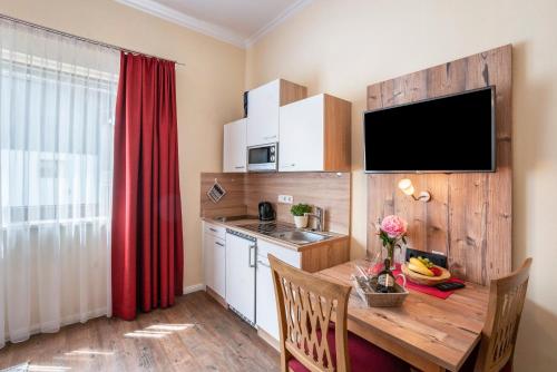 포그타로이트 Komfort Apartment Römersberger - 4 (Komfort Apartment Romersberger - 4) 4성급 싱글룸 레스토랑