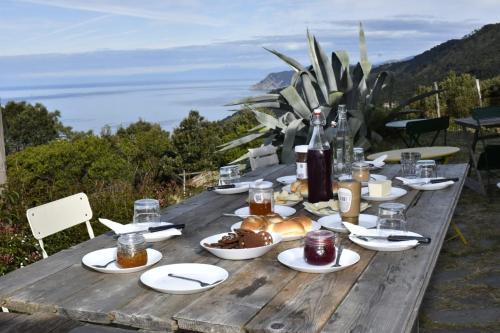 balkon/terras, Rifugio Cinque Terre in Campiglia
