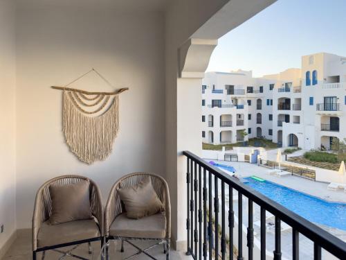 Balkons/terase, Marassi Greek Village - BIRD NEST in Sidi ‘Abd Ar Raḩman