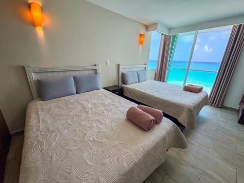 Oceanfront w/balcony, pool & beach access, Cancún (fotografie 7)