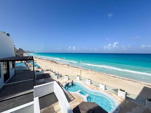 Oceanfront w/balcony, pool & beach access, Cancún (fotografie 10)