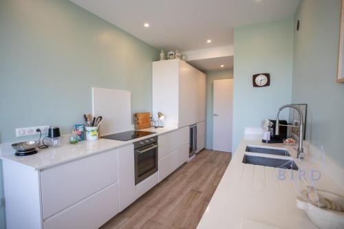 Smart flat in Antibes sea view AC parking and pool in La Pagane