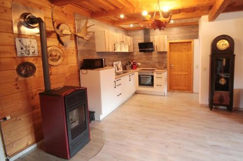 廚房, Chalet Waldstadl oder Andrea's Woidhaisl in 阿爾恩布魯克