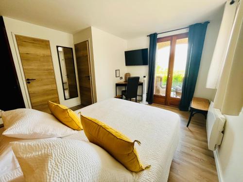Chambre double, terrasse