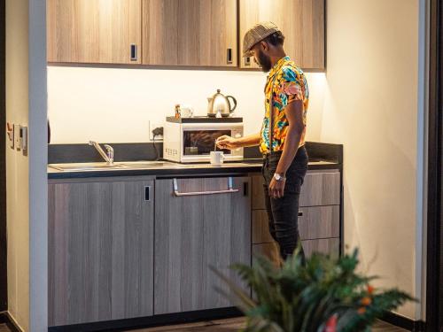 Kitchen, Onomo Hotel Durban in Durban