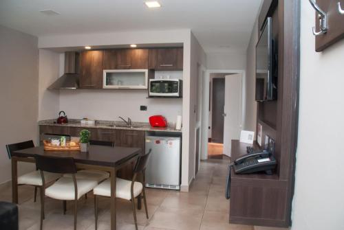 Kitchen, Links Apart Hotel in Rio Grande