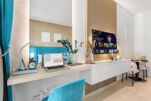 Stunning Palm Studio - Rooftop Infinity Pool & Private Beach Access - MaxStays, Dubaj (fotografie 7)