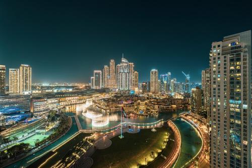 Luxury 2BR Burj View Private Hot Tub Walk to DubaiMall, Dubaj (zdjęcie 4)
