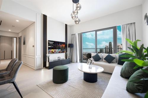 Luxury 2BR Burj View Private Hot Tub Walk to DubaiMall, Dubaj (zdjęcie 8)