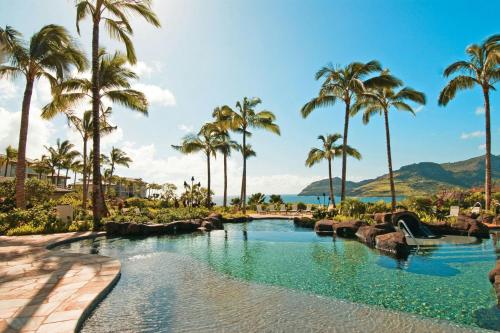 泳池, 考艾礁湖卡蘭尼普萬豪酒店 (Marriott's Kauai Lagoons - Kalanipu'u) in 利胡埃