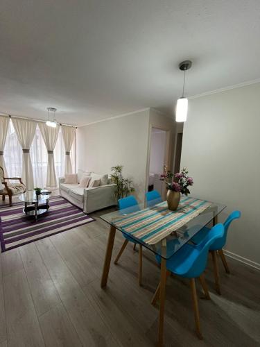 Departamento full equipado ,2 dormitorios , Aire acondicionado, estacionamiento privado