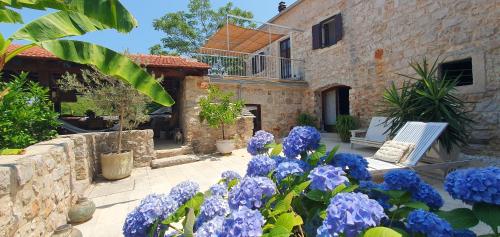 Hvar Stone Villa with pool in Vrbanj