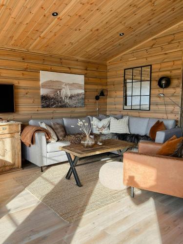 Viesnīcas āriene, Cozy Modern Mountain Cabin At Kvamsfjellet in Mysusaeter