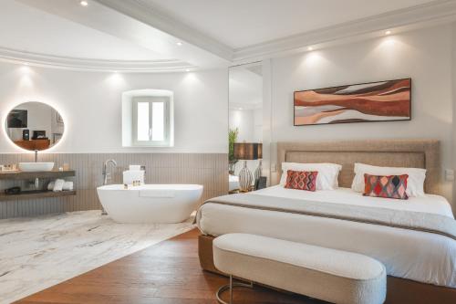 Fürdőszoba, Hôtel La Mandarine in Saint-Tropez