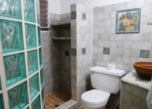 バスルーム, Villa Spinoza- Lux Pool, Garden, Retreat & Beach in グアナ ベイ