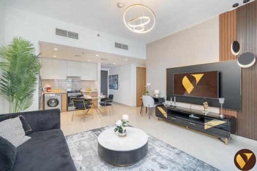 Vogue Brand New One Bedroom Apartment located 41st Floor with amazing Skyline View in Dubai Creek Harbour Views, Dubaj (zdjęcie 9)