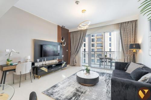 Vogue Brand New One Bedroom Apartment located 41st Floor with amazing Skyline View in Dubai Creek Harbour Views, Dubaj (zdjęcie 6)