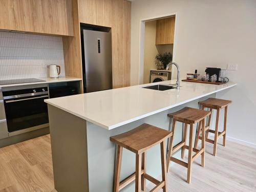 مطبخ, Courtenay Street Abode in Mairehau