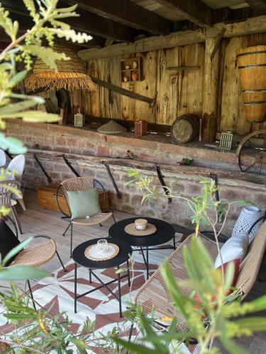 Garden, A l'Orée des Sapins Gîte 2 pers acces SPA in Aubure