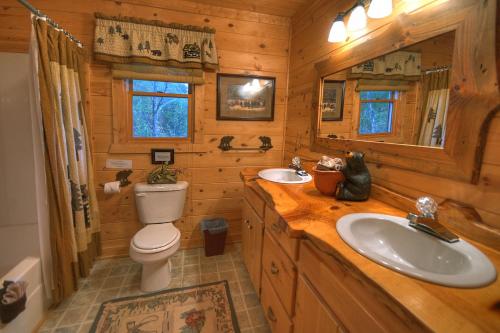 The View Sweeping mountain views gas fireplace game room hot tub in Blue Ridge, USA