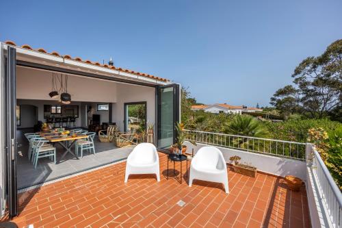 Balcony/terrace, Casa Salacia in Vale da Telha