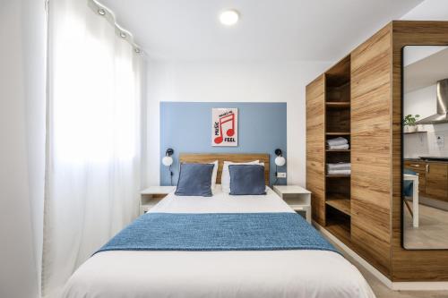 Acogedor estudio a metros de la playa, con zonas comunes y terraza 3B, Valencie (fotografie 7)