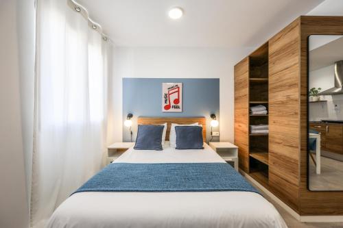 Acogedor estudio a metros de la playa, con zonas comunes y terraza 3B, Valencie (fotografie 8)